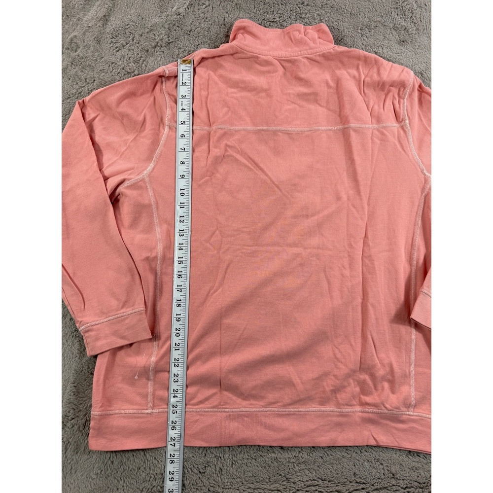 Margaritaville Island Reserve Mens Coral Quarter Zip Pullover‎ Sweatshirt XXL - Picture 6 of 10